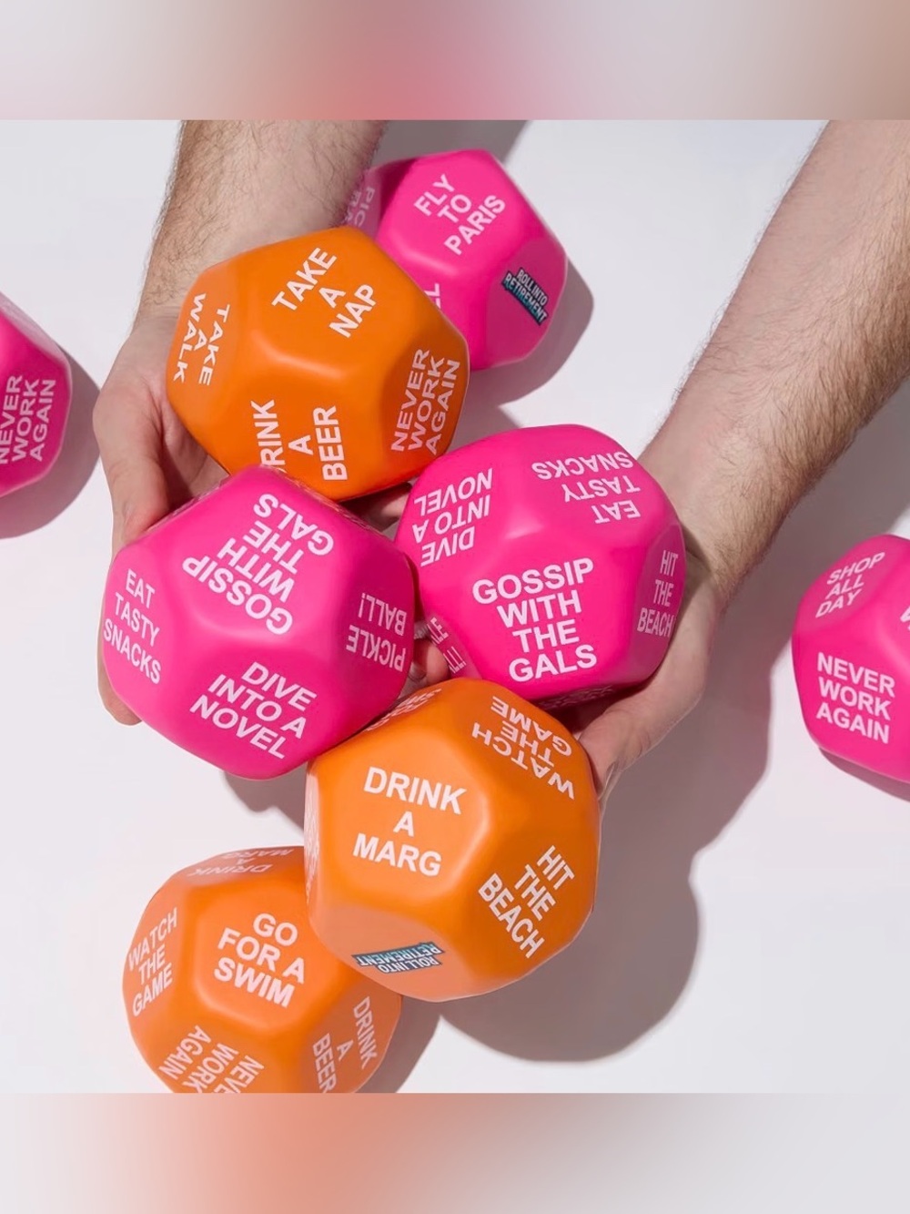 Jumbo Decision Dice- Funny retirement gift - Picture 8 of 13